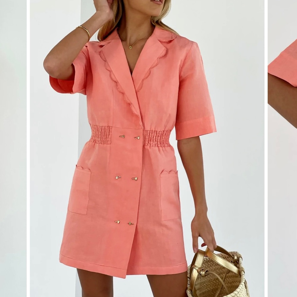 COPY - BRAND NEW just released VITA GRACE Joli Palm Dress | Summer Coral size XS